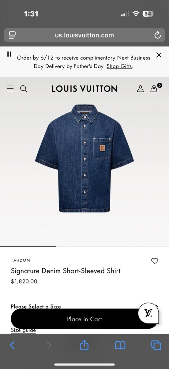 Louis Vuitton Short Sleeve Regular Size Casual Button-Down Shirts