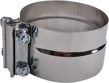 Exhaust Clamp Stainless Steel Lap Joint Exhaust Band Clamp Is Film Protected