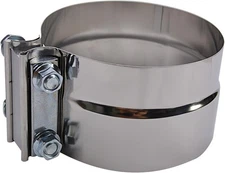 Exhaust Clamp Stainless Steel – Lap Joint Exhaust Band Clamp is film protected
