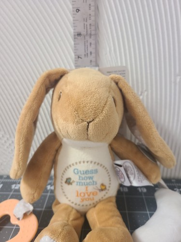 LNWT Nutbrown Hare Baby Toy “Guess How Much I Love You” Crinkle Rattle Teether - Picture 7 of 17