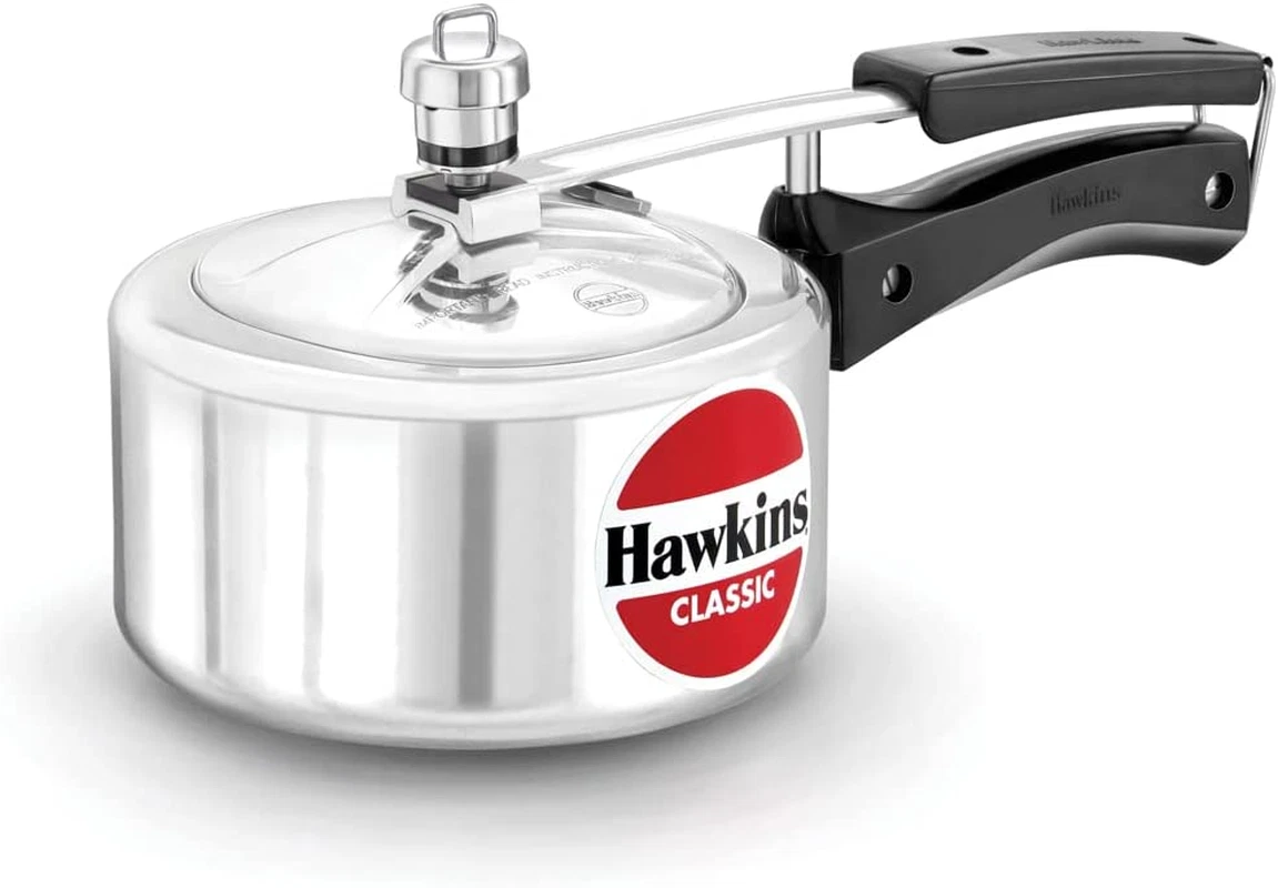 Aluminium 1.5 Litre Classic Pressure Cooker,Best Inner Lid Cooker,Small Cooker,S