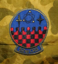 Vintage USAF 52nd CRS Contingency Response Squadron Subdued Unit Patch