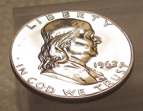 1962  Impaired  Proof  Franklin " Priced Below Melt "  #102 - 2