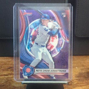 2024 Bowman's Best - Pete Crow-Armstrong #17 Purple Mojo Refractor /250 (RC)