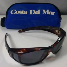 Costa Del Mar Eliminator EL-10 Tortoise Sunglasses - w/ Case - NICE!!!!!