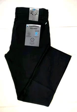 TAILOR VINTAGE-NWT-Men's Black Canaan Slim Fit Stretch Tech Pants-Size 36x30