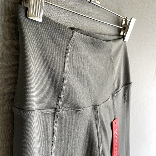 Legging Good American Nuevo con Etiquetas Para Mujer Talla 1 Gris Panel Perla Ahumada Plateado - Imagen 4 de 11