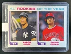 2018 Topps Throwback Thursday TBT Shohei Ohtani Aaron Judge 1982 Rookie RC #238