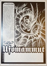 2004 Ufomammut - Snailking Lithograph Promo/Concert Poster by Malleus