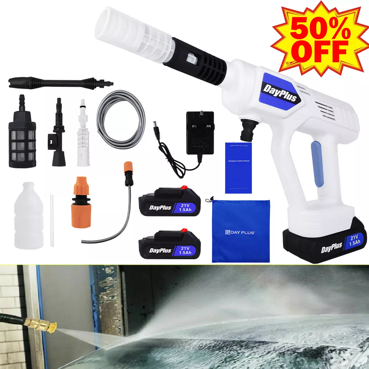 Portable high 2024 pressure washer