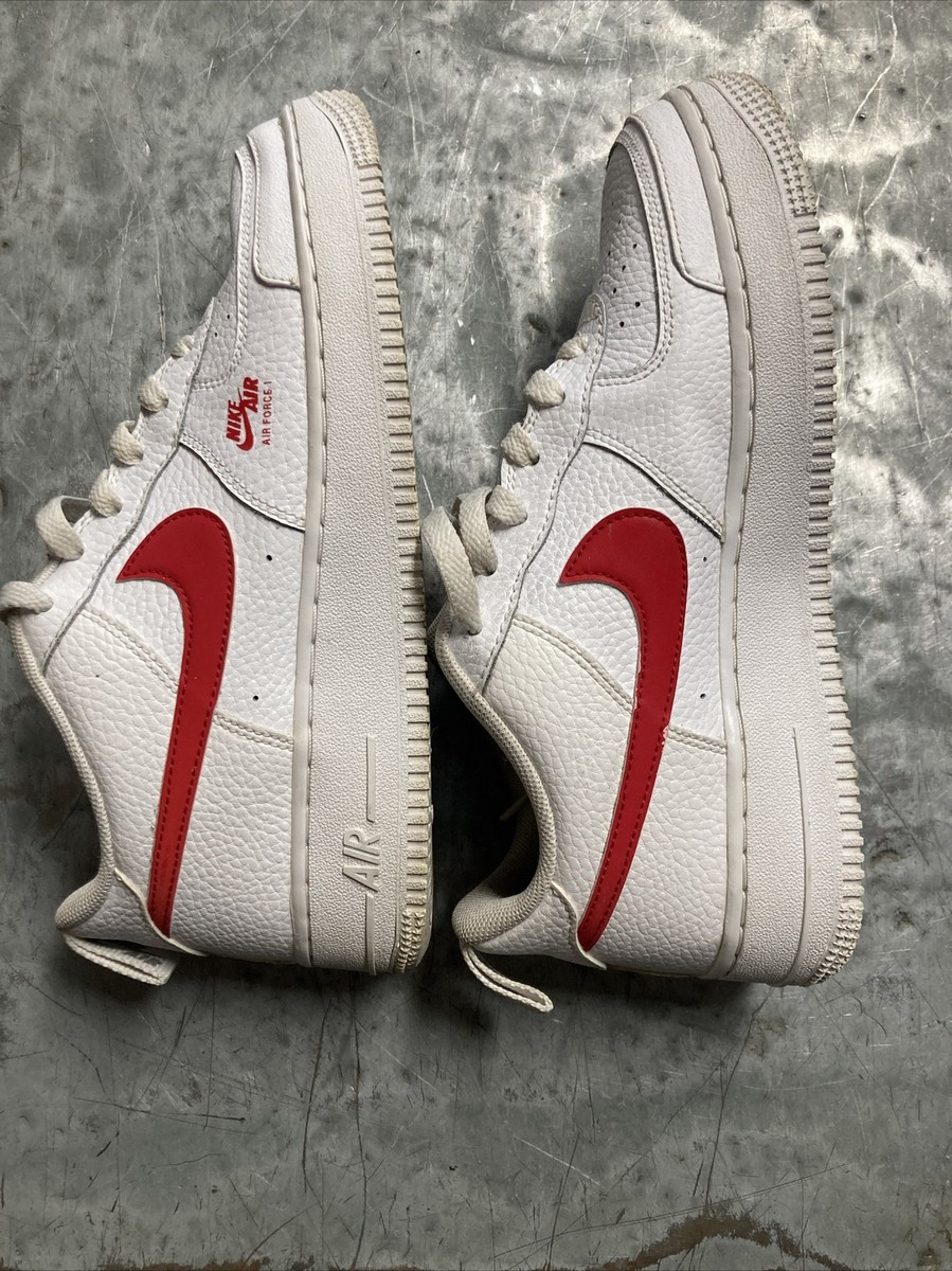 Nike Air Force 1 GS Utility White University Red CZ4203-100