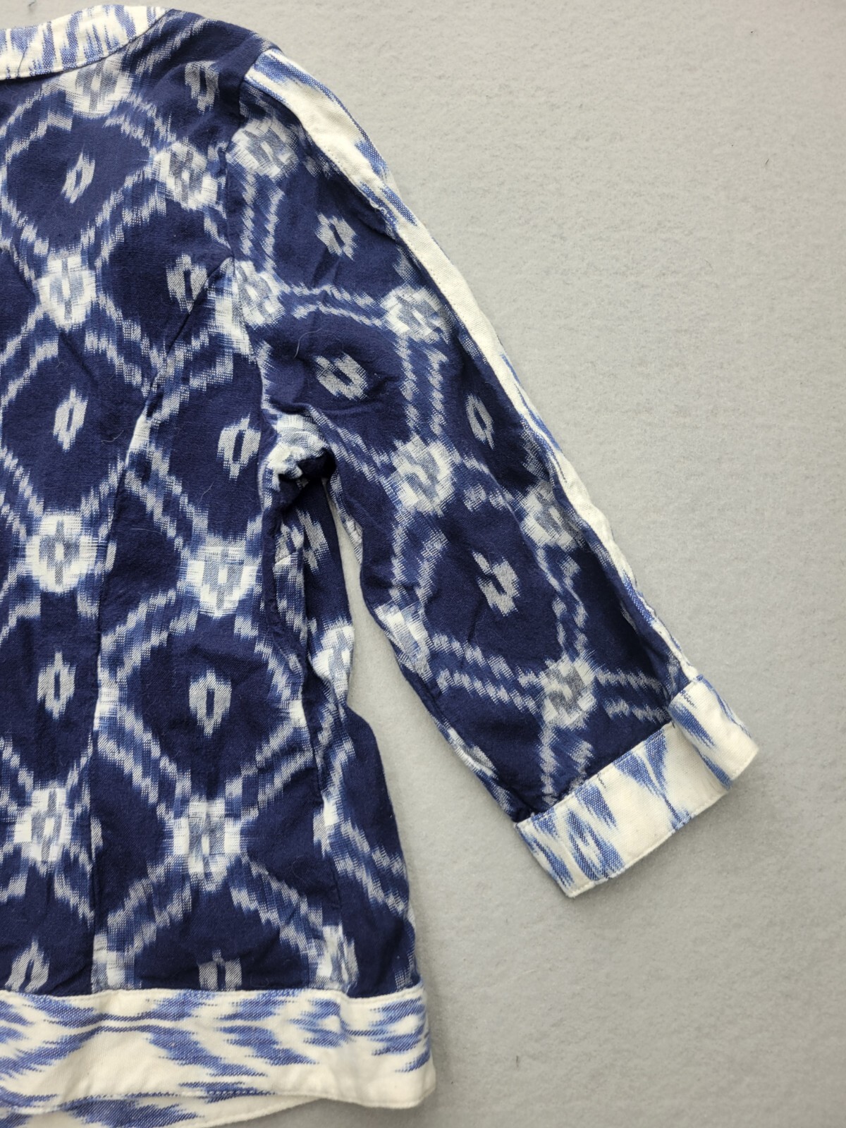 Chicos Women Jacket Blue Basic Jacket  Floral Sho… - image 13