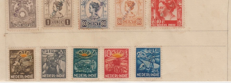 Netherlands Indies Issues on Pages from the Portuguese UPU Reference Album RARE - Image 4 of 4