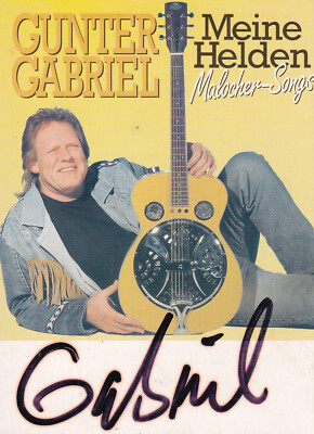 Autograph - Gunter Gabriel