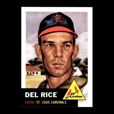 Del Rice 1991 Topps Archives 1953 St. Louis Cardinals #68 NM-MT GM | eBay
