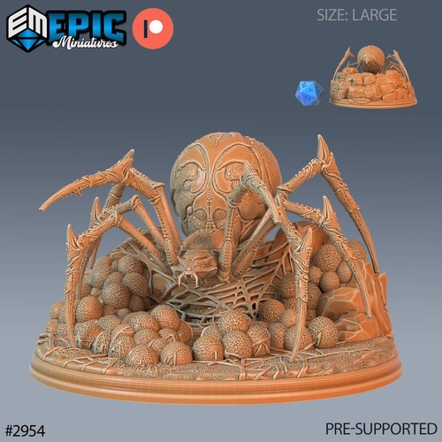 Epic Miniatures Giant Dungeon Spider D&D Dungeons and Dragons Miniature - 28mm - Picture 7 of 10