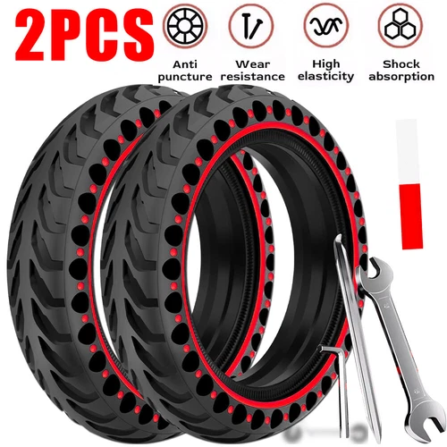 2PCS Replacement Solid Tyre 8.5" Honeycomb Tire for Xiaomi Mi M365 Pro E-Scooter