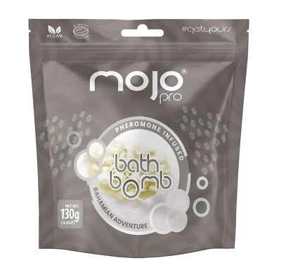 NAUGHTY ORIGINALS Mojo Pro Pheromon-infundierte Badebombe (bahamaisches Abenteuer)