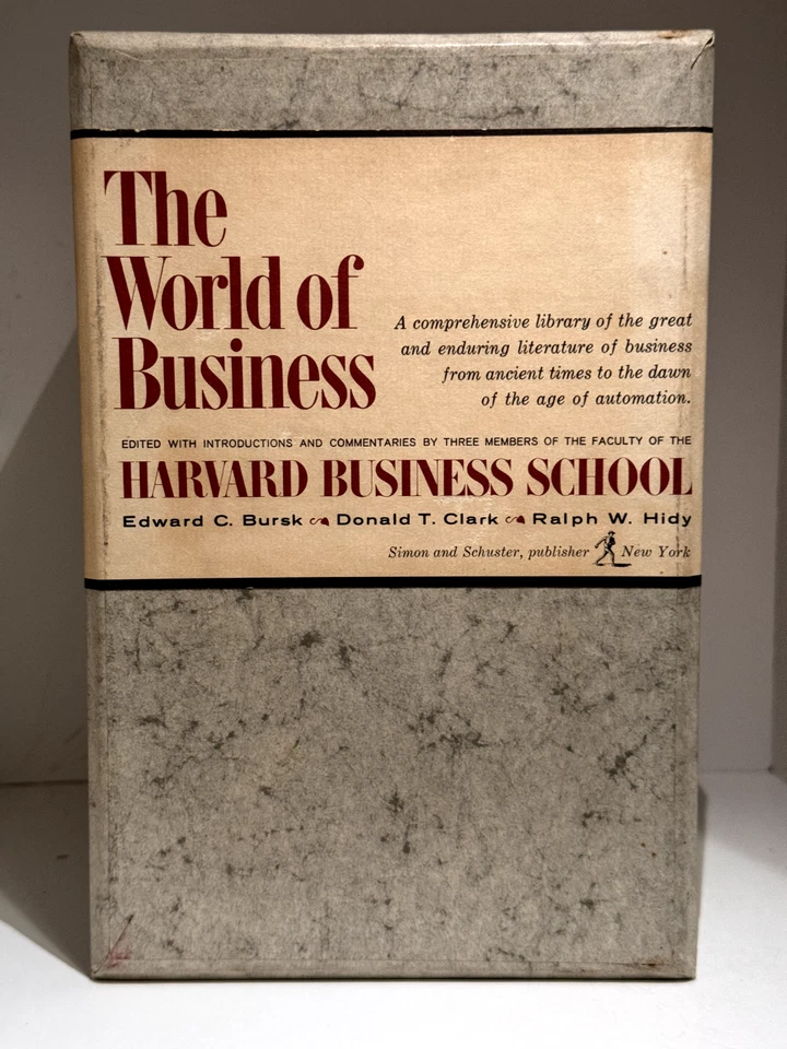 THE WORLD OF BUSINESS by Harvard Business School 4 vol Slipcased Set First Print Foto 4 de 4