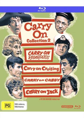 Carry On : Film Collection 2 (Box Set, Blu-ray, 1961) Brand New / SEALED - Photo 1/1