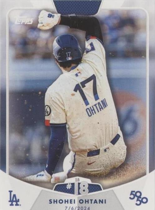 2024 Topps 50/50: Shohei Ohtani - Shohei Ohtani #45 for sale