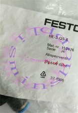 One New FESTO HE-3-QS-8 153476 globe valve