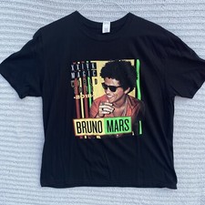 Bruno Mars Concert Shirt Adult Extra Large 2018 World TOUR Graphic Tee Mens XL