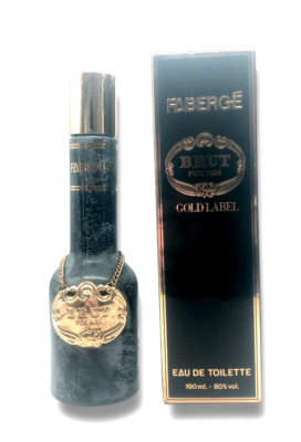 FABERGE - BRUT -  FOR MAN GOLD LABEL - EAU DE TOILETTE - SPLASH - 190 ML