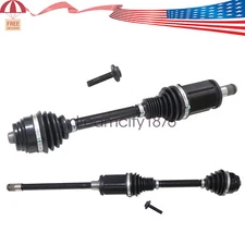 Pair Front Left Right CV Axle Shaft For BMW M550I XDRIVE G30 F90 18-23