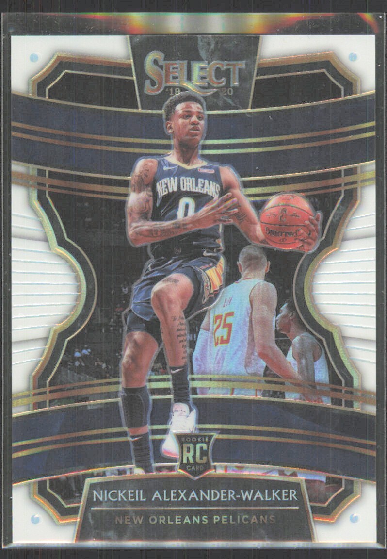 2019-20 Panini Select White Prizm Concourse Nickeil Alexander-Walker Rookie /149