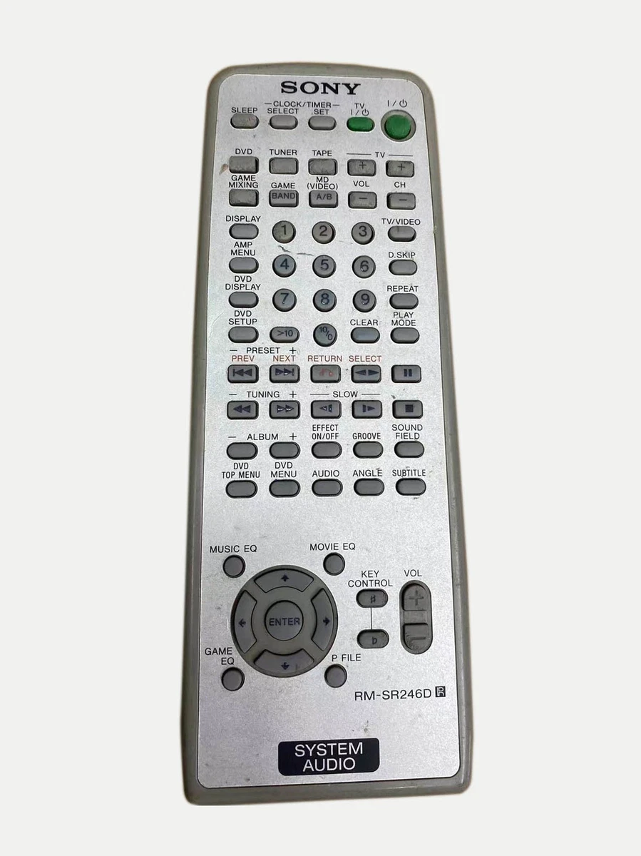 Sony music hotsell system remote control