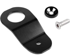 Black Aluminum Radiator Stay Mount Bracket w/ Screw for 96-00 Honda Civic EK