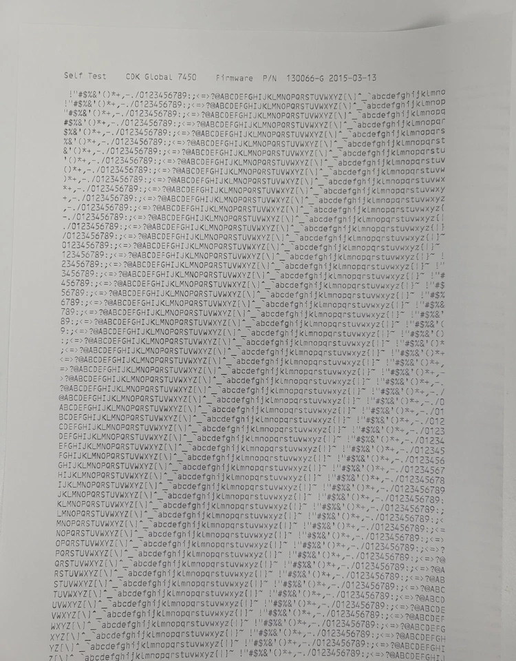 CDK Global Accel-7450 T Dot-Matrix Printer USB/Serial/LAN (No Tray No Tractor) - Image 4 of 4