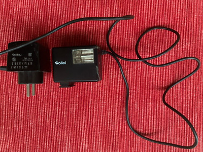 Rollei E50 E55 E27C E22 E27 E22C Netzkabel Ladegerät und  Blitz.