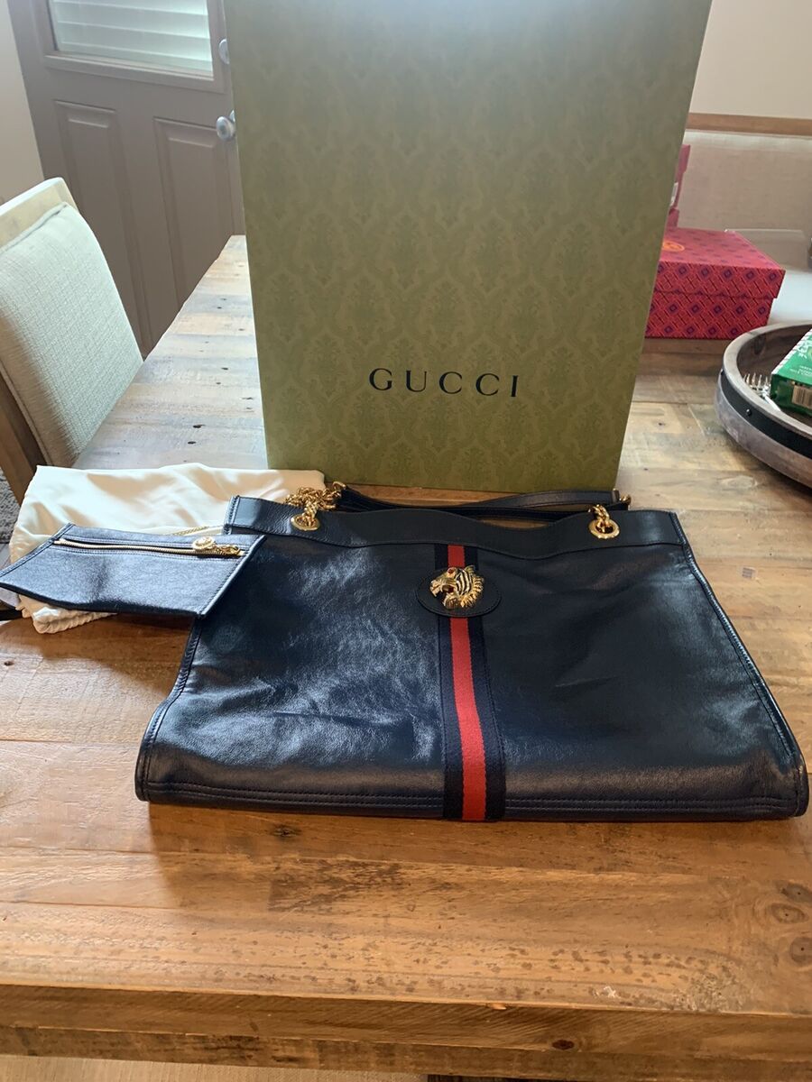 Bolsa Gucci Rajah preta - Top Luxo