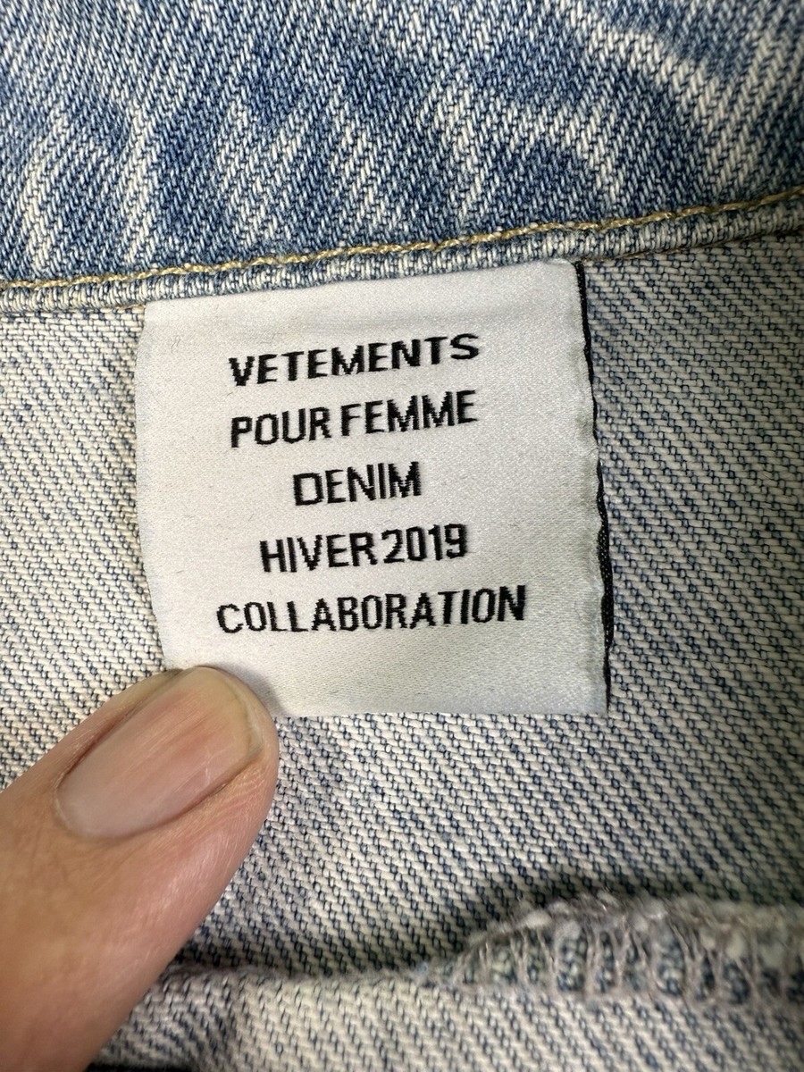 Vetements Levi's Tribal Sticker jean jacket | eBay