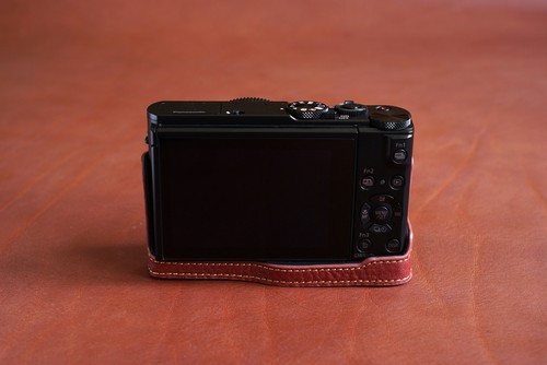 Original Echtleder Halbkamera Etui Tasche Abdeckung für Panasonic LX10 LX9 LX15 - Bild 32 von 42