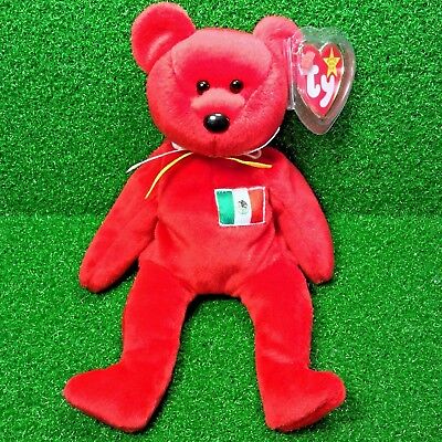 Ty Beanie Baby Osito The Mexican Flag 