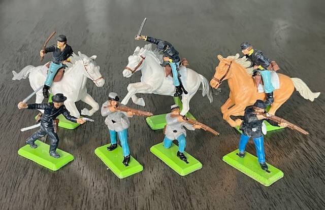 Vintage Britains Deetail US Civil War Union Lot of Confederate