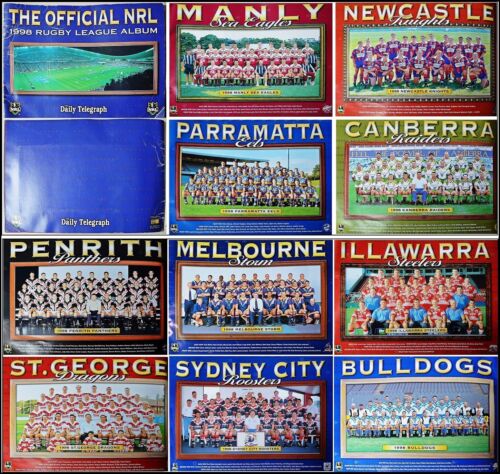 Official NRL 1998 Rugby League Album - See Description for Club Photographs - Picture 3 of 16