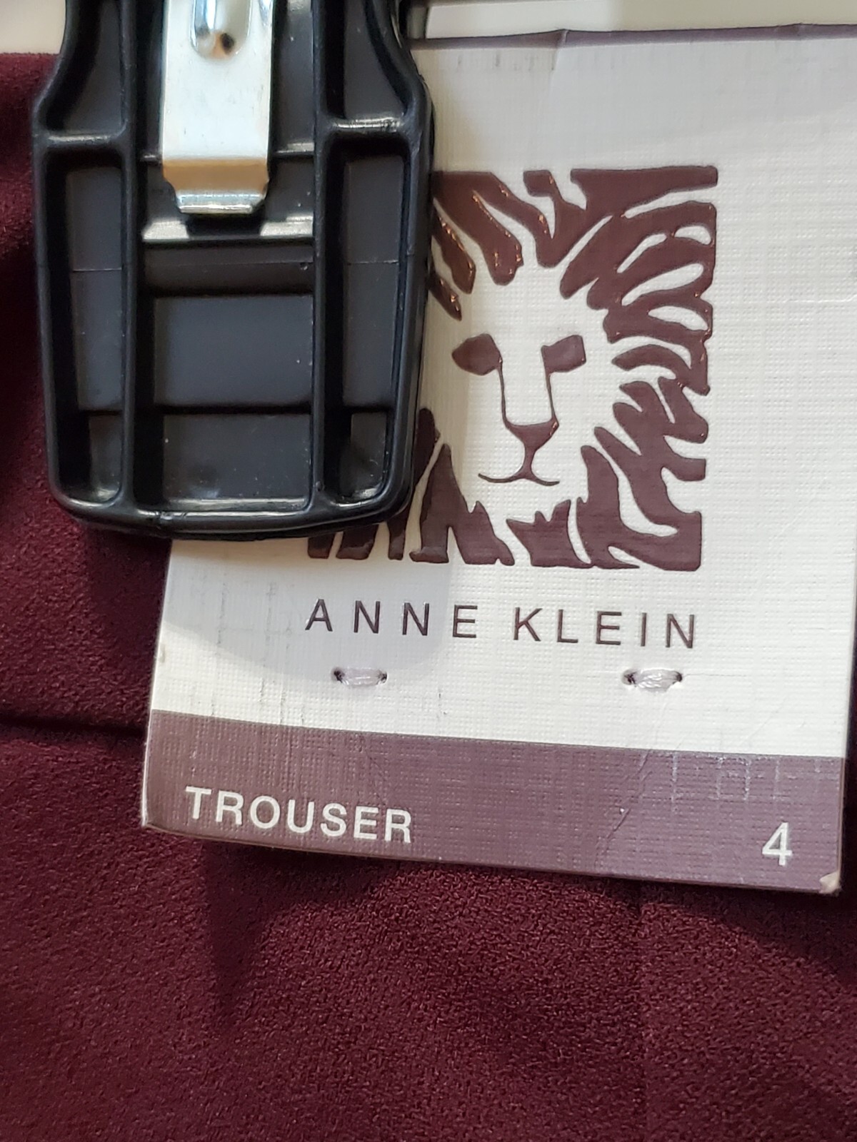 Anne Klein Women's Red Solid Polyester Straight L… - image 10