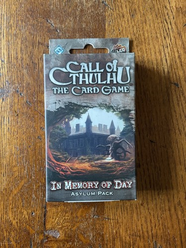 Call of Cthulhu Card Game Asylum Pack: In Memory Of Day New LCG Fantasy Flight