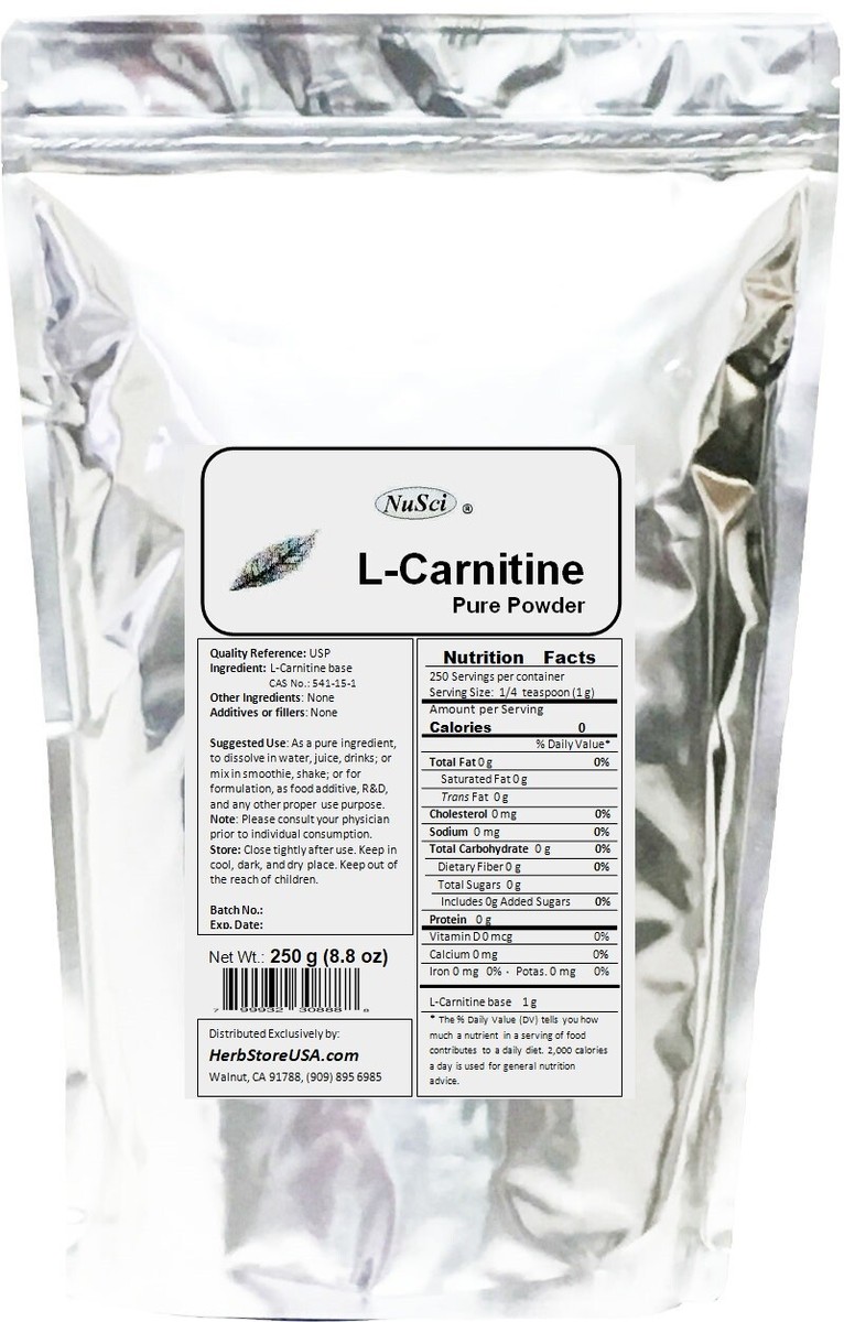 l-carnitine pur L-Carnitine pure Powder (2.2 lb) 1kg USP quality weight loss
