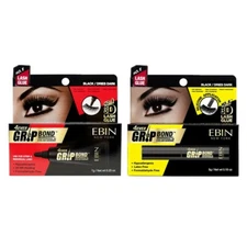 EBIN 4 EVER GRIP BOND PROFESSIONAL 3D EYELASH ADHESIVE GLUE BLACK/WHITE