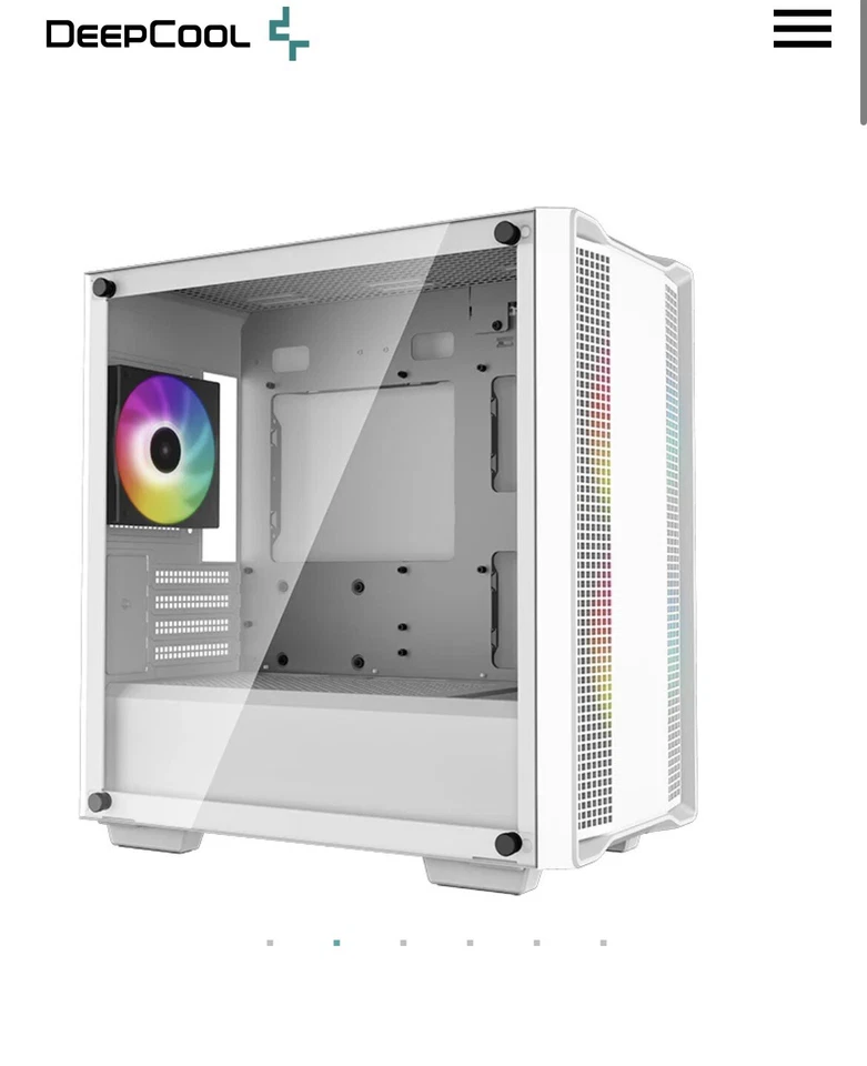 Deepcool CC360 WH ARGB Case Mini Tower - Bianco - Immagine 4 di 4