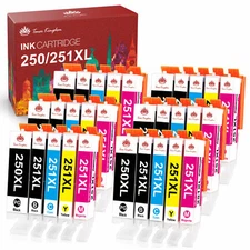 30pk PGI-250XL CLI-251XL Ink Cartridge For Canon PIXMA MX922 MG6320 MG5420 MX722