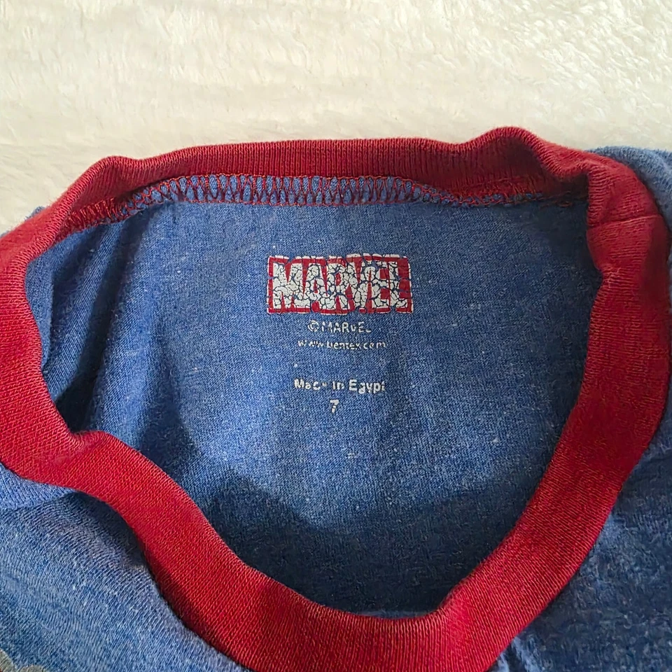 Boys Marvel The Amazing Spiderman Layered Look Tee, Size 7 - Image 3 of 4