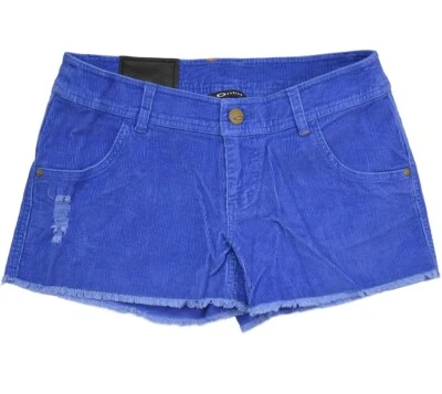 Oakley Damen Jeans Shorts SP`13 Stretch Cord Hot Pant kurze Hose Sommer blau 38 - Bild 1 von 4