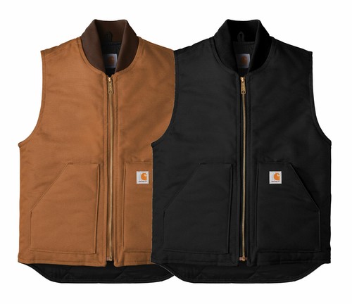 Carhartt - Men's Arctic Quilt Lined Duck VEST, Active  S-5XL, LT-4XLT, V01 - Picture 1 of 12