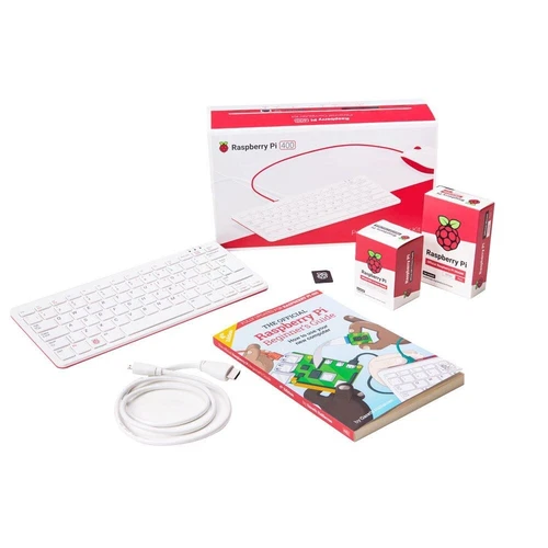 NEW Raspberry Pi 400 Kit (microSD, Broadcom BCM2711, 1.80 GHz, 4GB, US layout)